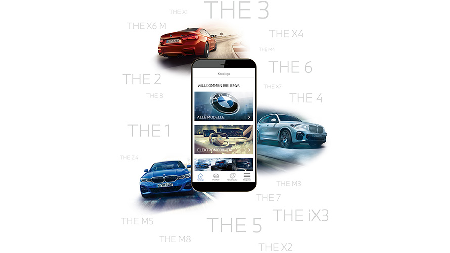 Aplicación Catálogos BMW Aplicación Catálogos BMW en el smartphone