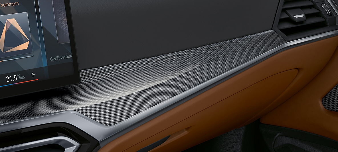 Molduras interiores BMW Individual Aluminiumgewebe de brillo intenso con molduras decorativas Perlglanz cromadas BMW Serie 4 Convertible 2020 G23 Individual, interior Molduras interiores BMW Individual Aluminiumgewebe de brillo intenso con molduras decorativas Perlglanz cromadas BMW Serie 4 Convertible Individual G23 2020, interior