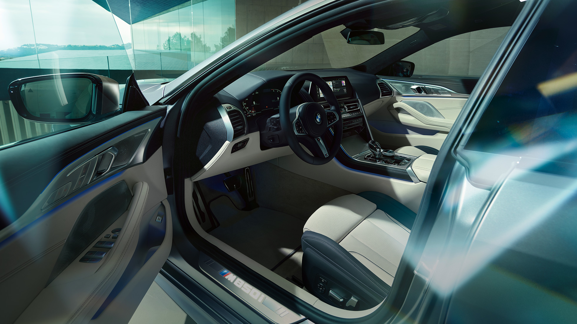 Cabina del BMW M850i xDrive Gran Coupé Cabina del BMW M850i xDrive Gran Coupé, interior G16 2019