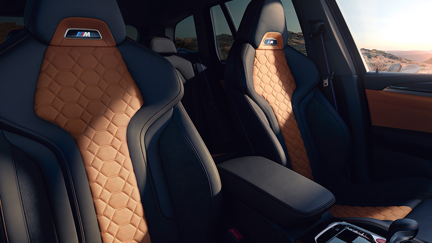 BMW X3 M Competition F97 LCI 2021 Asientos deportivos M BMW X3 M Competition F97 LCI Renovación 2021 Interior, asientos deportivos M