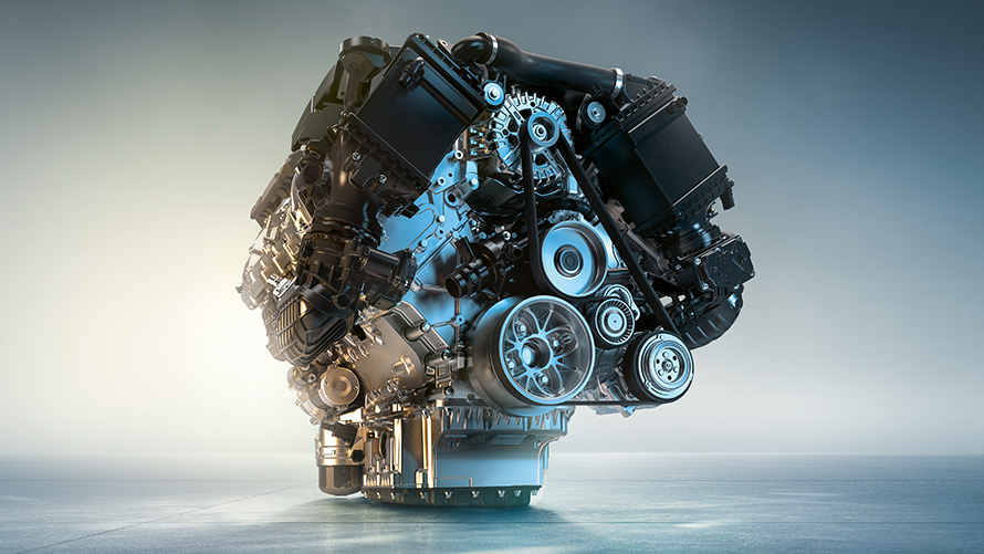 Motor de gasolina M TwinPower Turbo del BMW X6 SUV M50i Motor de gasolina de 8 cilindros M TwinPower Turbo del BMW X6 M50i SUV G06