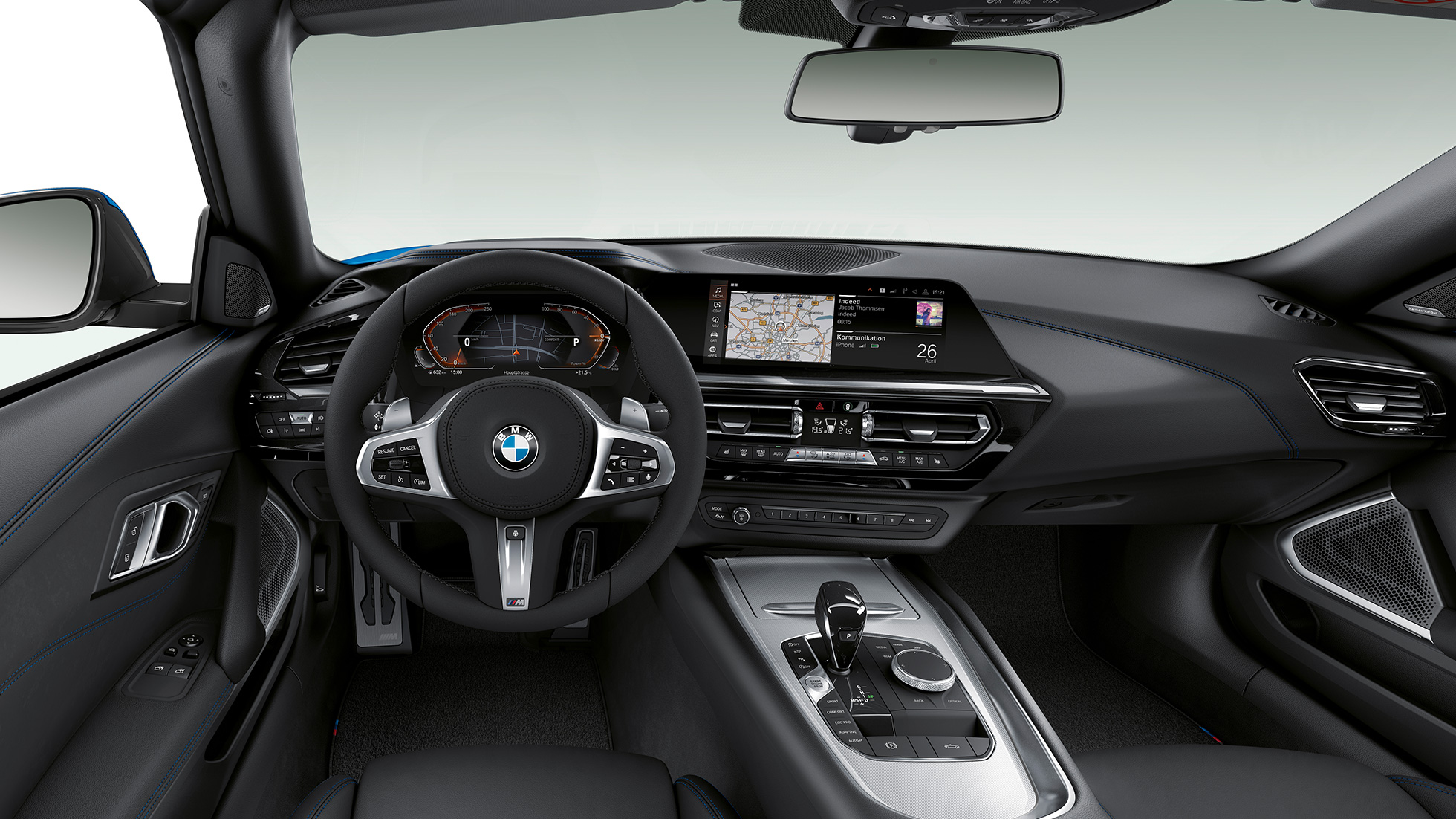 BMW Z4 Roadster Modelo M Deportivo BMW Z4 Roadster Modelo M Deportivo, volante y espacio del conductor