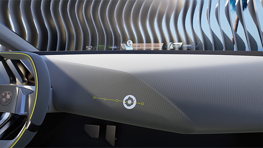 BMW i Vision Dee Deslizador de realidad mixta de BMW BMW i Vision Dee Vehículo Vision Deslizador de realidad mixta de BMW