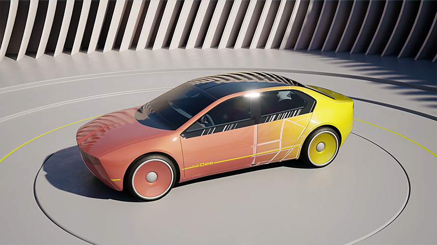 BMW i Vision Dee Tecnología E Ink BMW i Vision Dee Vehículo Vision Tecnología E Ink