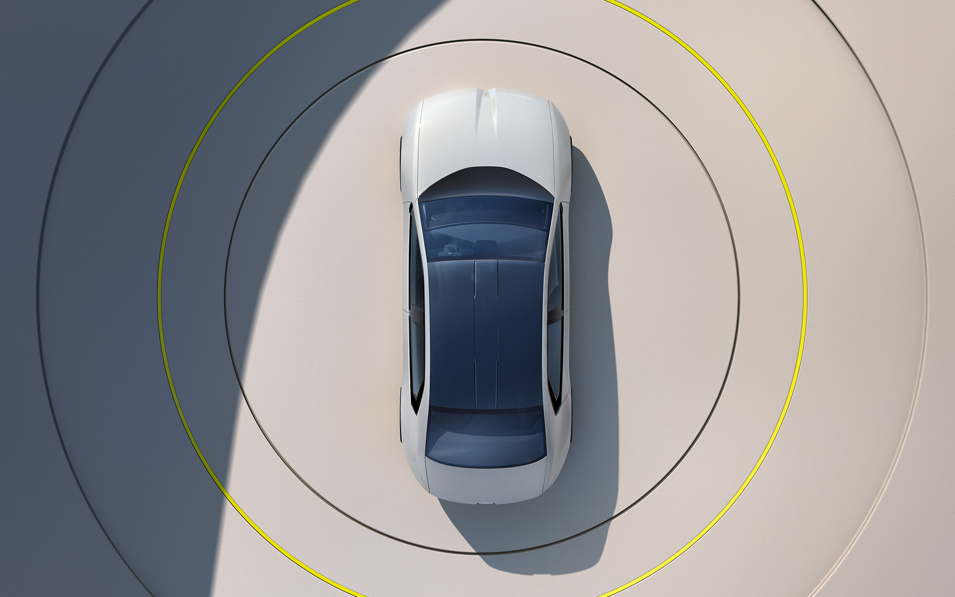 BMW i Vision Dee Diseño exterior Vista aérea BMW i Vision Dee Vehículo Vision Diseño exterior Vista aérea