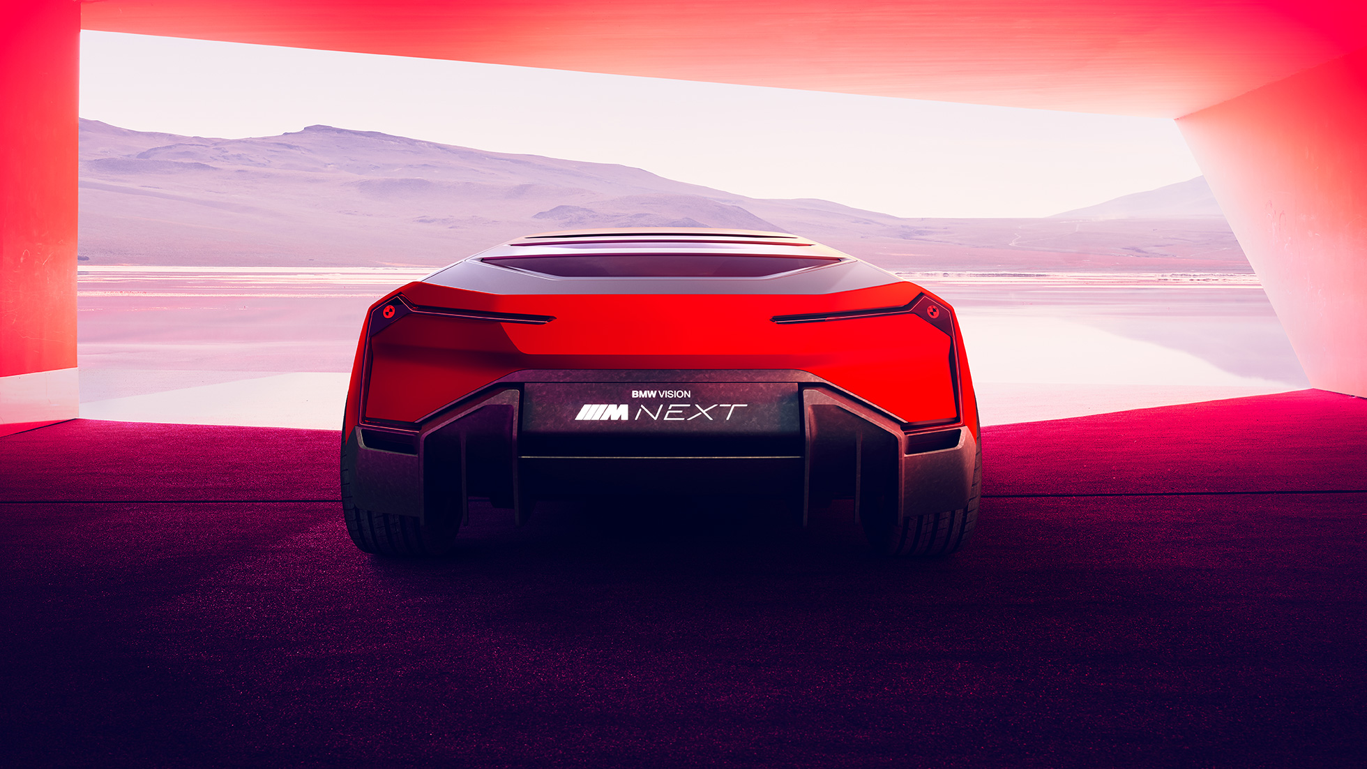 BMW Vision M NEXT, vista trasera BMW Vision M NEXT, vista trasera, BMW M1