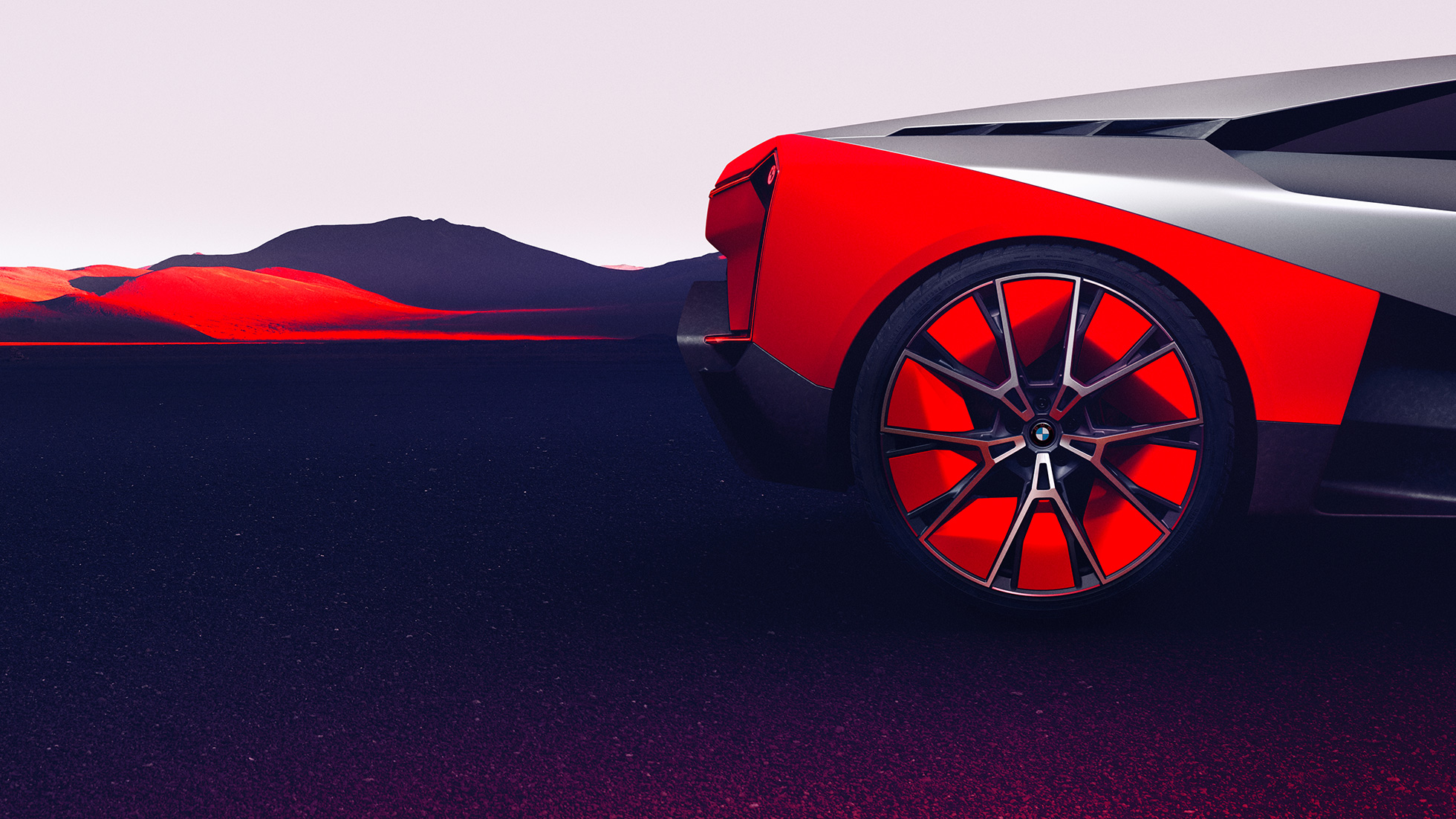 BMW Vision M NEXT, vista de lado BMW Vision M NEXT, vista de lado, detenido