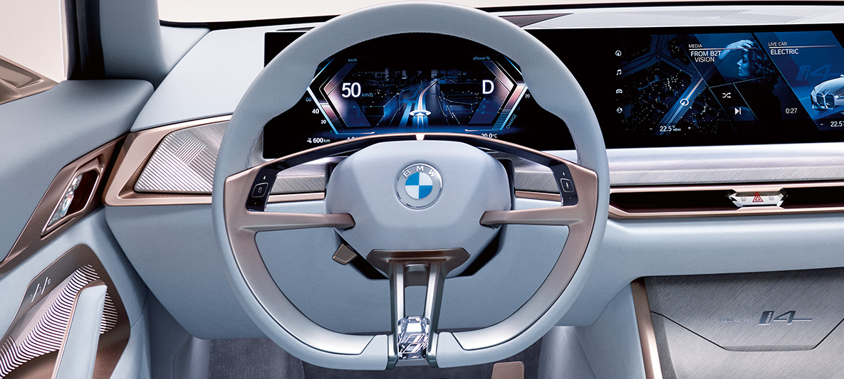 BMW Concept i4 2020 G26 Imagen 3 BMW Concept i4 2020 G26, automóvil totalmente eléctrico, BMW Gran Coupé, imagen 3