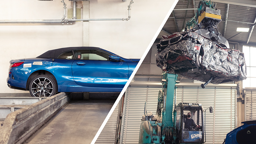 Sostenibilidad BMW Reciclaje Vehículos al final de su vida útil Movilidad eléctrica BMW Sostenibilidad BMW Producción respetuosa con el medio ambiente Reciclaje de vehículos al final de su vida útil
